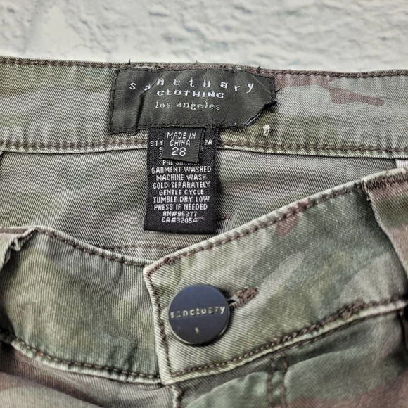 Sanctuary Camo Skinny Pants size 28 - Picture 8 of 12